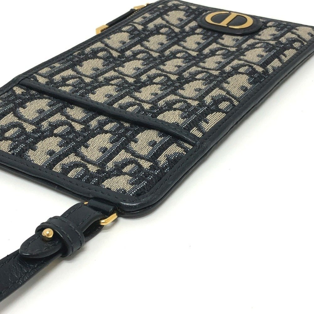 CHRISTIAN DIOR Blue Canvas Shoulder Bag - Picture 6 of 15